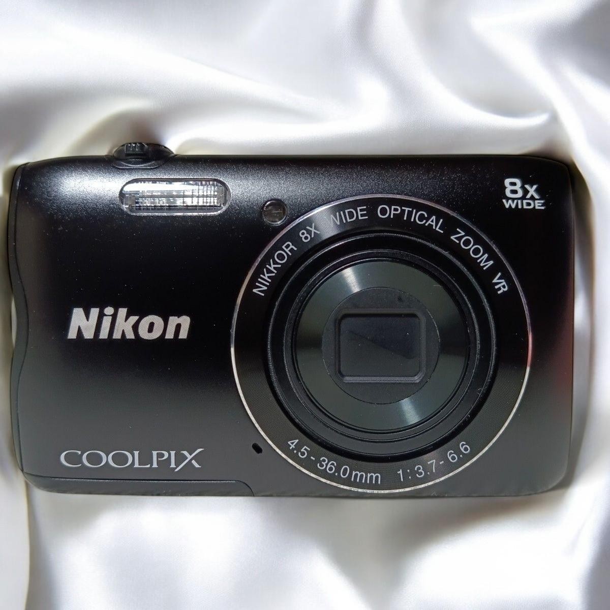 Mint] Nikon COOLPIX A300 20.0MP Black Digital Camera Tested w