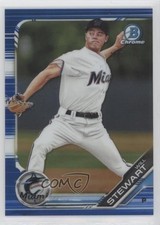 2019 Bowman Draft Chrome Blue Refractor /150 Will Stewart #BDC-49 0h28