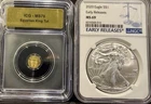 2020 Silver Eagle Early Release Ms69 NGC + King Tut MS70 Fractional Coin Set