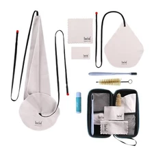 Imelod Saxophone Cleaning kit with Case for Alto Tenor Clarinet Flute Dark Gray