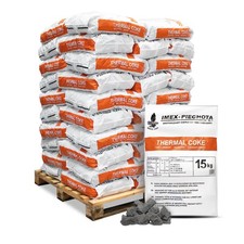 Premium Koks 20&ndash;40 mm 750kg Palette &ndash; 50x15kg S&auml;cke Nusskohle & Schmiedekohle