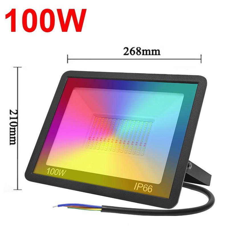 Faro Sicurezza LED 100W Smart Tuya WiFi Alexa Google Assistant