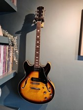 Sire Larry Carlton H7V Semi-Hollow Vintage Sunburst Electric Guitar w/ Hard Case