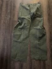 Vintage OG-107 Pants Sateen 33x30 1940s WWII 1950s Military Poplin Korean War