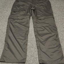 Columbia Women  s Size 16 Long Gray Omni-Shield Convertible Hiking Pants