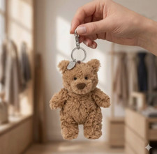 Bartholomew Bear Plush Bag Charm Soft Toy Keychain Bear Love Bear Cute Plush Toy