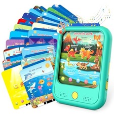 Qiaojoy Kids Learning Tablet Educational Learning Pad for Toddlers 2-5 Green