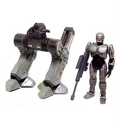 One Coin PVC Trading Figure Series 1 Robocop Vs. ED-209 Bust [Robocop 2] New