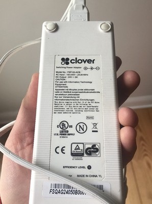 24V 5A Genuine Clover Station AC Adapter Power Supply~ FSP120-ACB 