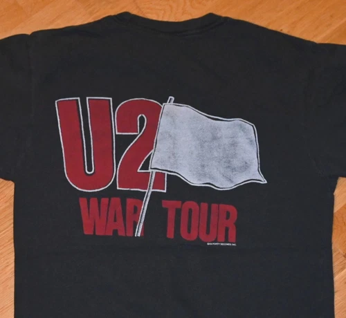 *1980's U2* vtg original Rare! 1983 War Concert Tour band te 1980s vintage concert t-shirt, vintage, size S, single stitch, B+ condition