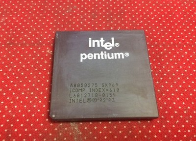 Vintage Intel Pentium A8050275 SX969 SSS A8050275 CPU Processor