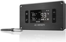 AC Infinity Controller 2, Fan Thermostat and Speed Controller, Controls Black 