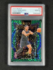2024-25 Panini Select Paolo Banchero #35 Green Disco Concourse /5 PSA 10 POP 1