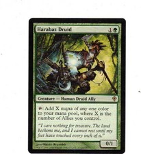 Harabaz Druid Worldwake MTG 105/145 English Out-of Pack Quality