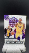 2024-25 Panini Mosaic Lebron James Montage White Prizm /25 #17234 S