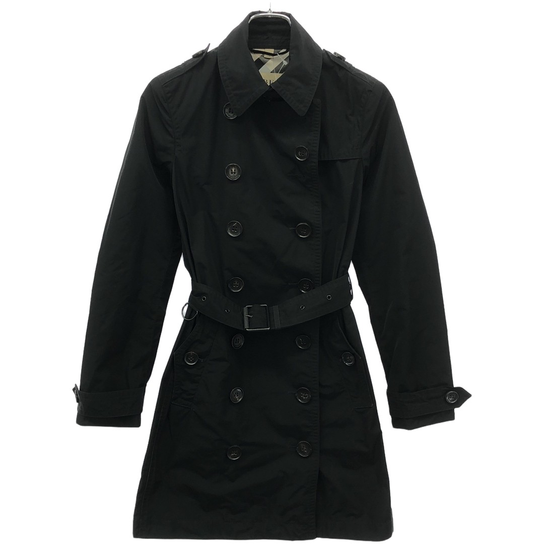 Burberry 17Aw Buttero Nylon Belted Trench Coat 3976241 Black 34 #EE BCA