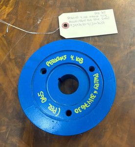 PERKINS 4.108 MARINE 4 CYL DIESEL PULLEY/FRONT END DRIVE INPUT #31147630-9...