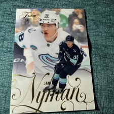 2025-26 UD Fleer Flair #174 - Jani Nyman - Rookie Card/Logo - Seattle Kraken