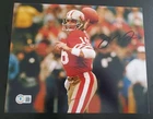 JOE MONTANA Beckett AUTO 8x10 Signed Photo BAS BGS COA Autograph Picture SF 49er