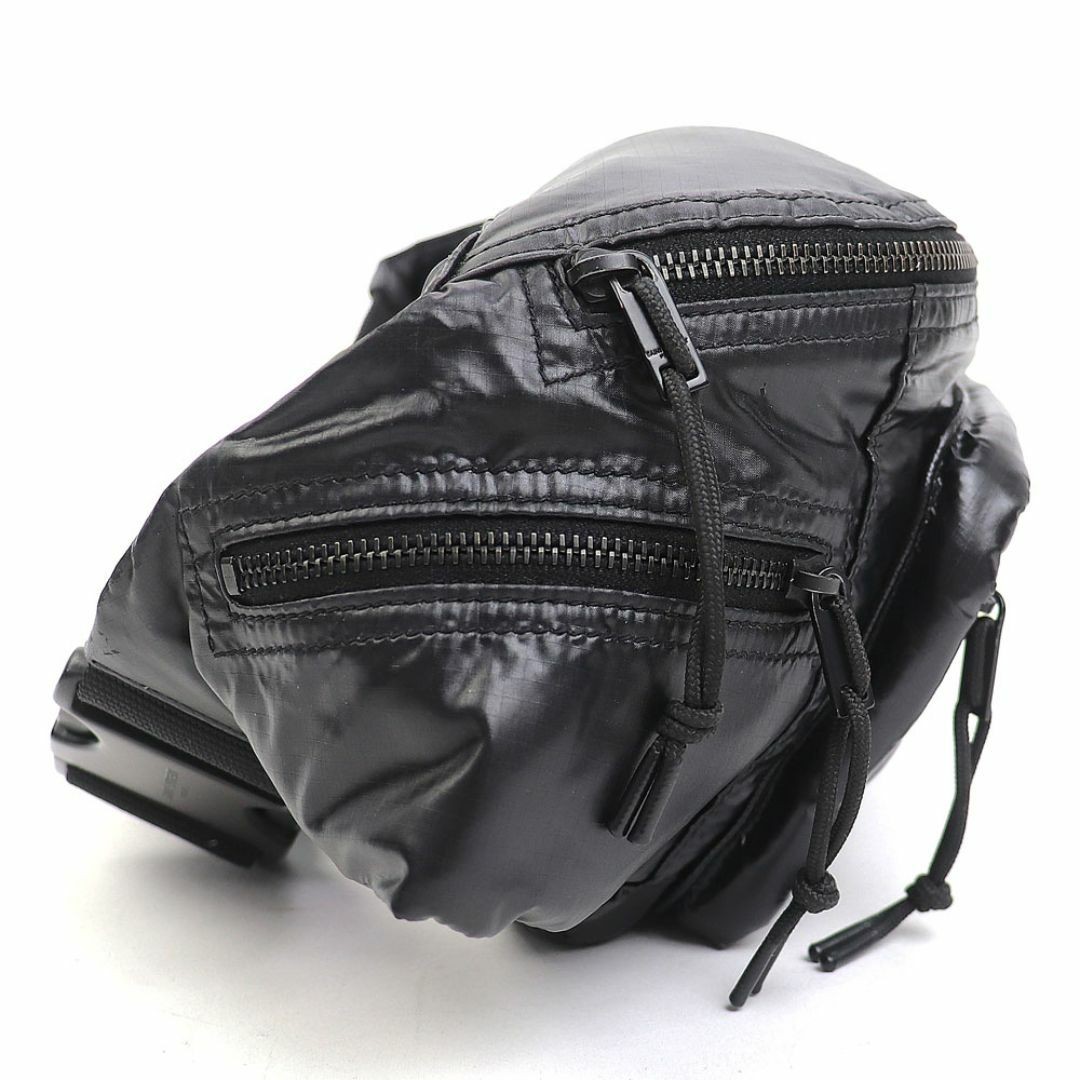 Borsa a tracolla Saint Laurent Yves Nooks nylon nero cintura vita marsupio tracolla