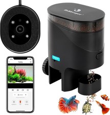Automatic Fish Feeder for Aquarium Flakes WiFi App Control