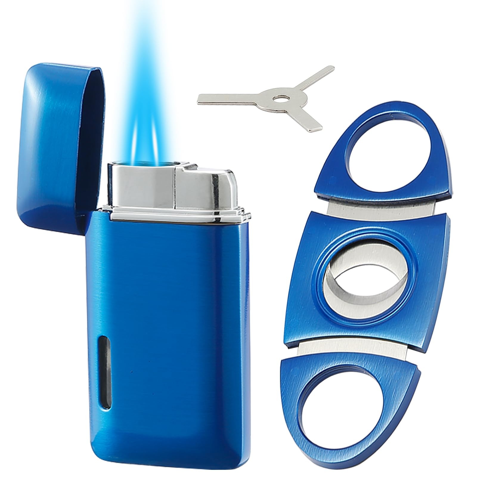 And Cutter Set, Double Jet 2.75"l X 1.4"w X 0.47"th, Blue