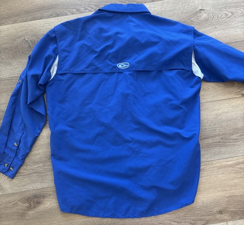 Drake Waterfowl Kentucky Wildcats UK Herren Outdoor Angeln belüftet geknöpft Hemd L - Bild 5 von 5