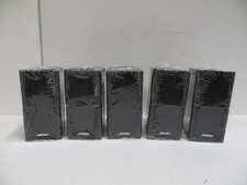 lot of 5 x Bose Double Cube Jewel black Speakers brand new