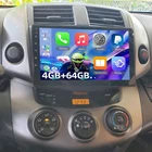 For Toyota RAV4 2007-2012 Car Stereo Radio Android 15.0 Carplay GPS WIFI 4G+64G