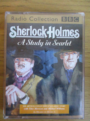 Audio Book Sherlock Holmes A Study in Scarlet BBC Radio 2 Cassettes
