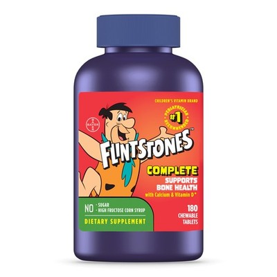 Complete Kids Multivitamins with Iron, Calcium, Vitamin C  D, 180 Count