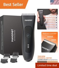 Electric Groin and Body Trimmer with Ceramic Blades - Valentime's Gift Idea