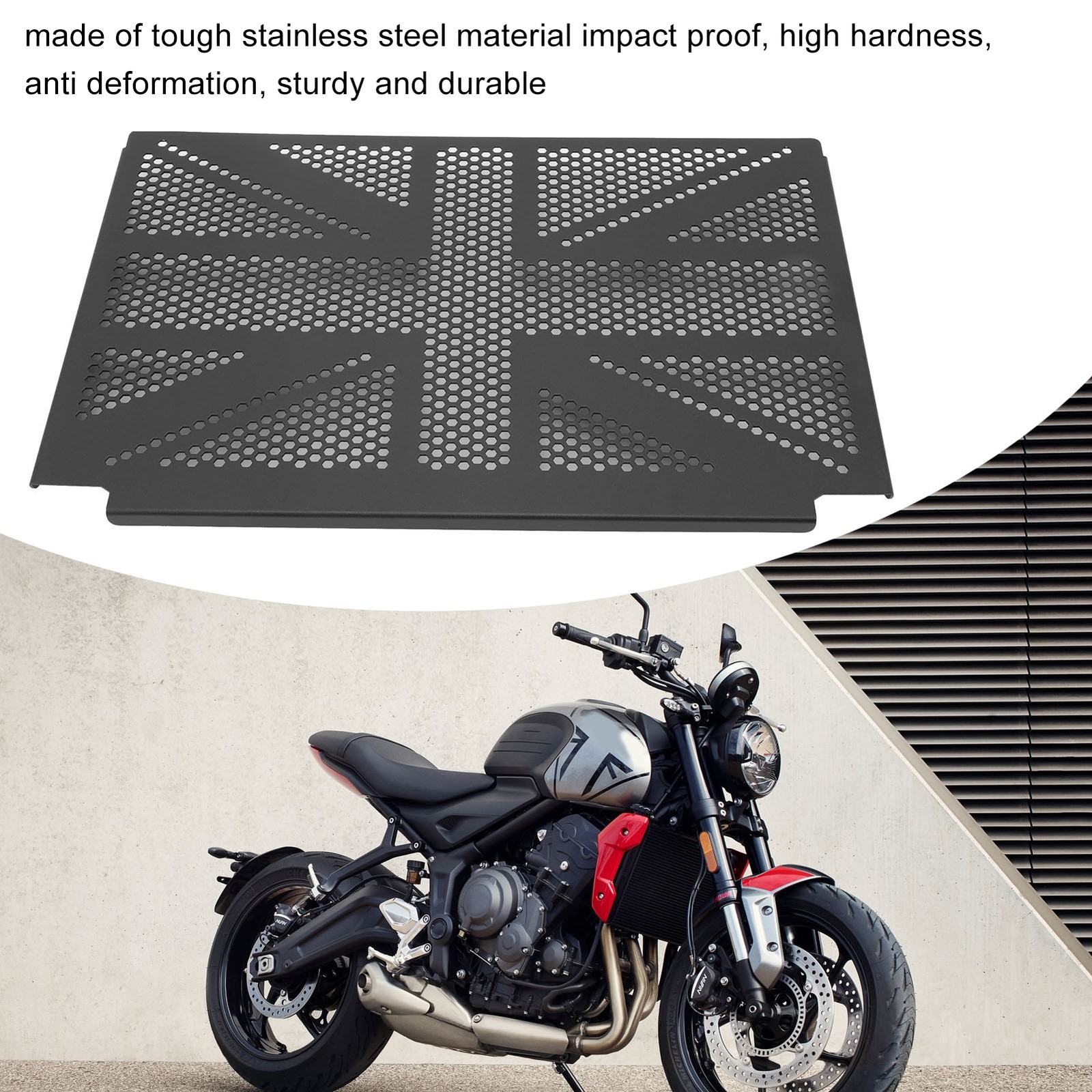 Radiator Grille Guard Cover Stainless Steel Motorcycle Radiator Protector BL
