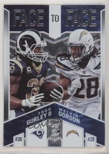 2018 Donruss Elite Face to Face 35/299 Melvin Gordon Todd Gurley II #F2F-7 9o3
