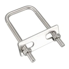 Square bolts U M6 35mm inner width with nuts frame ties 2pcs