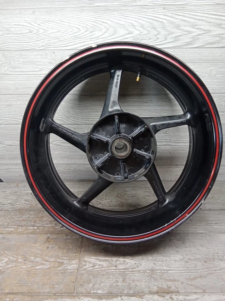 Llanta trasera Yamaha YZF-R1 YZFR1 2008 08 07-08 (doblada) Foto 4 de 4