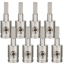 8Pc Car Audio Power/Ground 4 Gauge to 8 Gauge Amp Input Reducers Wire Reducer