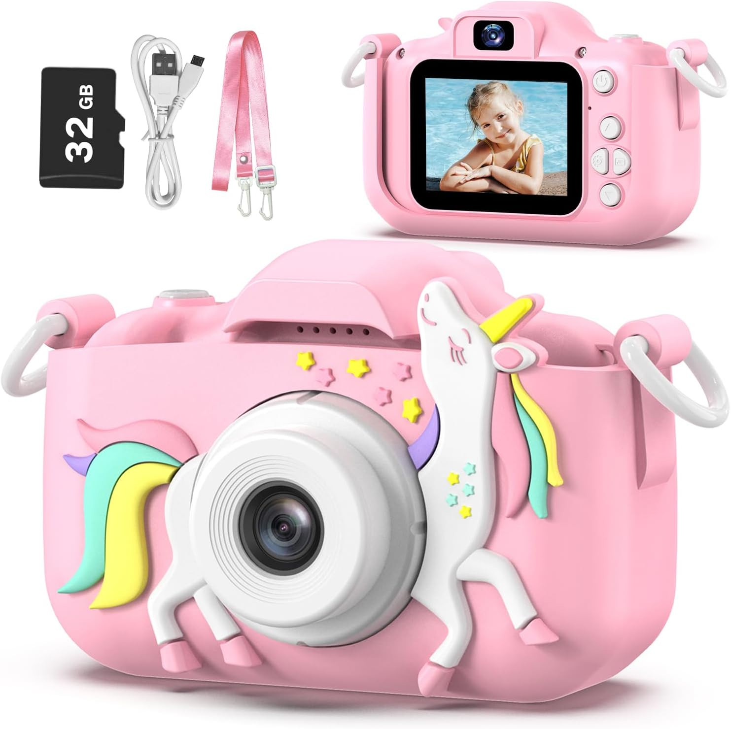 Kids Camera Toys for 3-8 Year Old Boys,Children Digital Video Camcorder Camera w