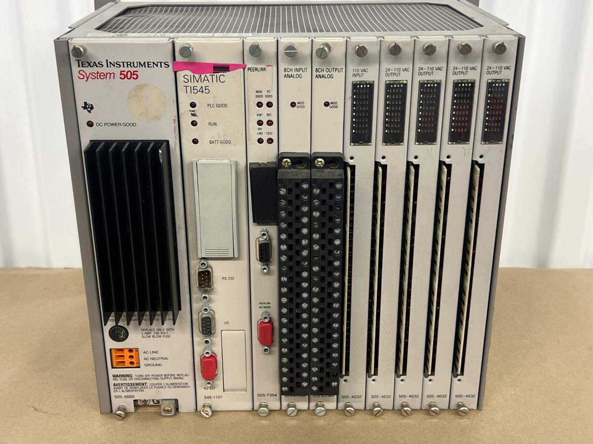 Siemens Simatic TI545, Texas Instruments System 505 PLC Controller
