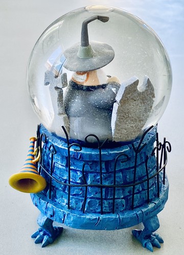 2005 Disney Nightmare Before Christmas The Mayor Snowglobe Music Box Resin NIB - Picture 5 of 12
