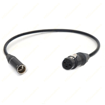 BMPCC 4K Camera Audio Cable TA3M XLR 3 Pin Mic for Blackmagic Pocket Cinema 4K