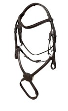 STARLIGHT BASIC GRACKLE LEATHER BRIDLE  SIZE FULL -SHET BLACK / BROWN