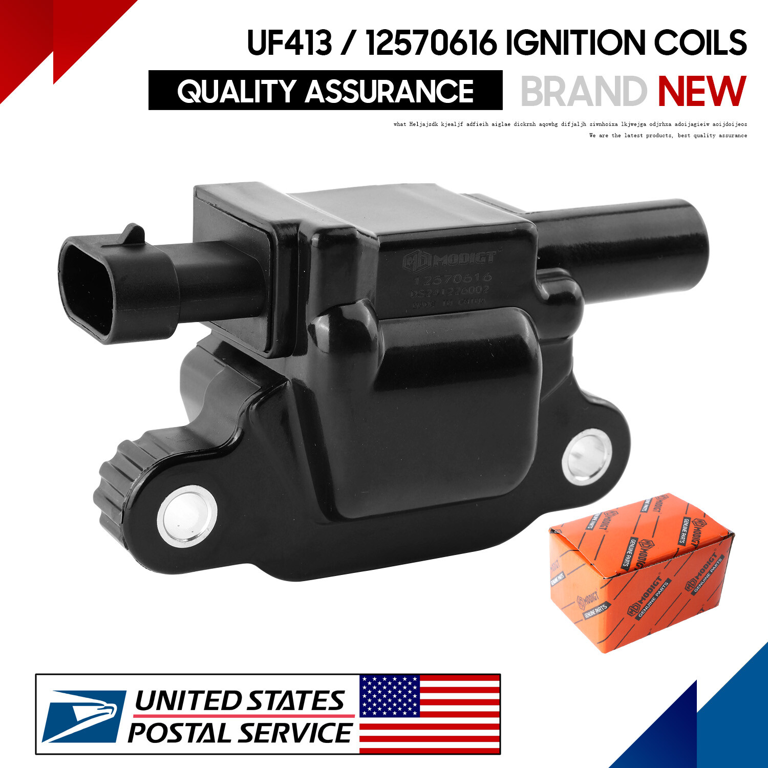 OEM 1X Ignition Coils Pack For Chevy Silverado 1500 GMC V8 5.3L 6.0L UF413 NEW
