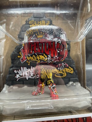 Funko Pop! Deluxe Marvel Street Art: IRON MAN #753 GameStop Exclusive | eBay