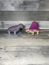 2 Vintage 1987 Playskool Definitely Dinosaurs Toys RARE
