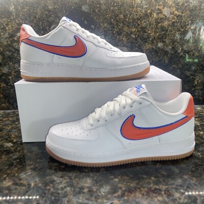 Nike Air Force By You Scars Pizza Dj Clark Kent Sz white orange blue  gum