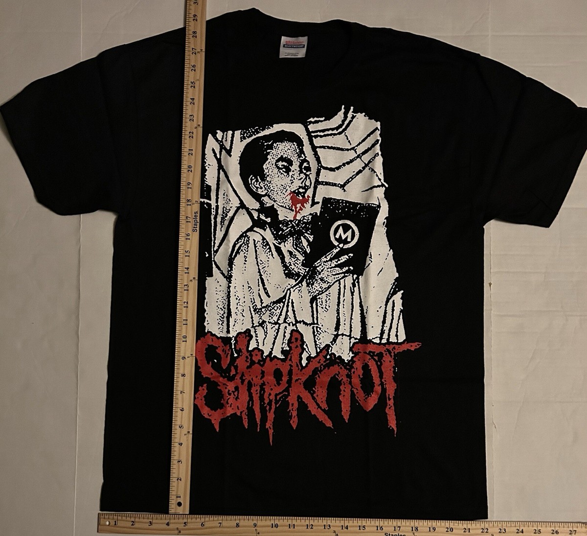 Vintage Slipknot Band Black Large T-shirt 2000 Era | eBay