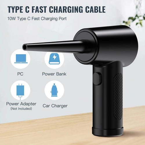 Protable Air Duster for Computer Cleaning 51000RPM Cordless Compressed Blower - 第 10/25 張圖片