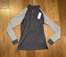 NWT MOUNTAIN WAREHOUSE Extreme Women's 8 Merino Wool blend 1/4 Zip Gray Sweater