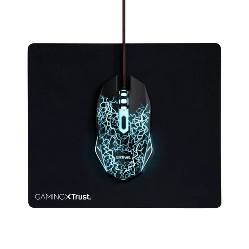 Mouse Gaming Trust 24752 con Tappetino – DPI 800/4000 Illuminato USB